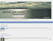 Tablet Screenshot of apenasumpontoesportivo.blogspot.com