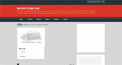 Desktop Screenshot of bdcricteam.blogspot.com