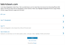 Tablet Screenshot of bdcricteam.blogspot.com
