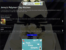 Tablet Screenshot of jennyspolymerkitchen.blogspot.com