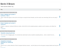 Tablet Screenshot of kevinxbrown.blogspot.com