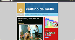 Desktop Screenshot of escoladafamiliaisaltino.blogspot.com