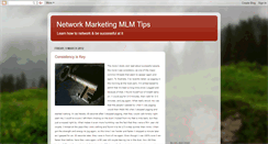 Desktop Screenshot of networkmarketingmlmtips.blogspot.com