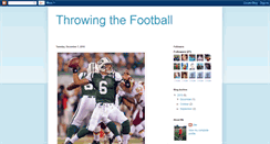 Desktop Screenshot of joe-throwingthefootball.blogspot.com