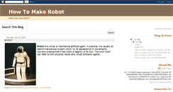 Desktop Screenshot of how2makerobot.blogspot.com
