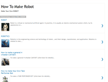 Tablet Screenshot of how2makerobot.blogspot.com