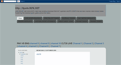 Desktop Screenshot of irpksports.blogspot.com
