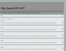 Tablet Screenshot of irpksports.blogspot.com