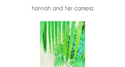 Desktop Screenshot of hannah-and-her-camera.blogspot.com