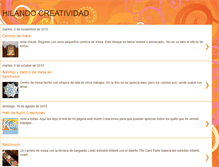 Tablet Screenshot of hilandocreatividad.blogspot.com