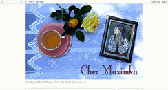 Desktop Screenshot of chezmaximka.blogspot.com
