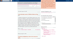 Desktop Screenshot of animalchaplains.blogspot.com
