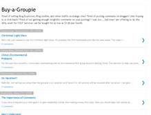 Tablet Screenshot of buyagroupie.blogspot.com