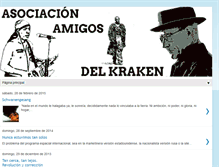 Tablet Screenshot of amigosdelkraken.blogspot.com