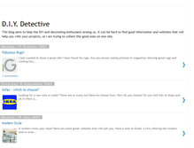 Tablet Screenshot of diydetective.blogspot.com