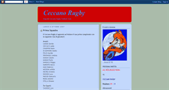 Desktop Screenshot of ceccanorugby.blogspot.com
