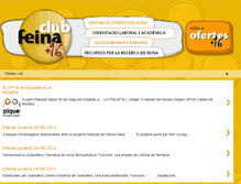 Tablet Screenshot of clubfeinajove.blogspot.com