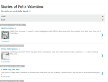 Tablet Screenshot of felixvalentinostories.blogspot.com