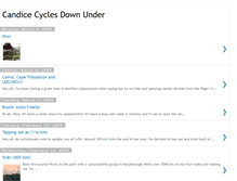 Tablet Screenshot of candicecyclesdownunder.blogspot.com