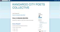 Desktop Screenshot of kangaroopoets.blogspot.com