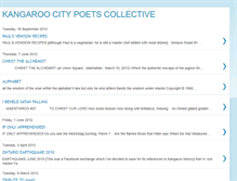 Tablet Screenshot of kangaroopoets.blogspot.com