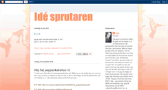 Desktop Screenshot of idesprutaren.blogspot.com