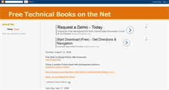 Desktop Screenshot of freetechbooksonthenet.blogspot.com