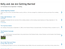 Tablet Screenshot of kellyandjoewedding.blogspot.com