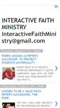 Mobile Screenshot of interactivefaithministry.blogspot.com