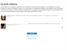 Tablet Screenshot of cirandavioleira.blogspot.com