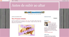 Desktop Screenshot of antesdesubiraoaltar.blogspot.com