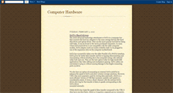 Desktop Screenshot of computercardware.blogspot.com