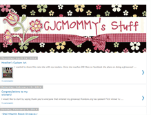 Tablet Screenshot of cjcmommy.blogspot.com