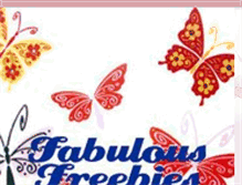 Tablet Screenshot of fab-freebies.blogspot.com