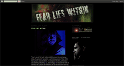 Desktop Screenshot of fearlieswithin.blogspot.com