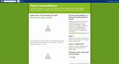Desktop Screenshot of mundoautomobilistico.blogspot.com
