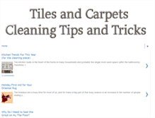 Tablet Screenshot of idealcleaningtips.blogspot.com