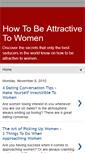 Mobile Screenshot of howtobeattractivetowomen.blogspot.com