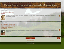 Tablet Screenshot of faunabraviademocambique.blogspot.com