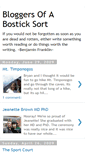 Mobile Screenshot of bloggersofabosticksort.blogspot.com
