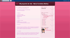 Desktop Screenshot of mariamiproyectodevida.blogspot.com