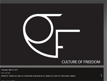 Tablet Screenshot of culture-of-freedom.blogspot.com
