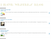 Tablet Screenshot of ihavewritersblog.blogspot.com