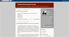 Desktop Screenshot of direito-internacional-privado.blogspot.com