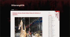 Desktop Screenshot of dilarangklik.blogspot.com