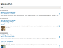 Tablet Screenshot of dilarangklik.blogspot.com