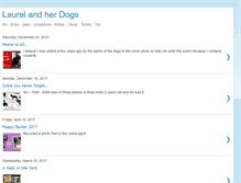 Tablet Screenshot of laurelandherdogs.blogspot.com