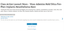 Tablet Screenshot of classactionlawsuitnews.blogspot.com