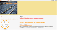 Desktop Screenshot of gartenbahnwelt.blogspot.com
