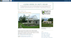 Desktop Screenshot of livinggreeninunityhouse.blogspot.com